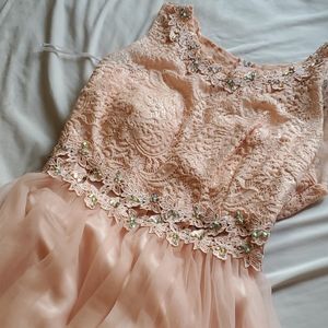 Champagne pink dress